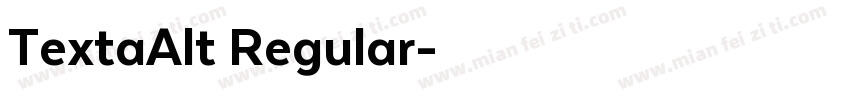 TextaAlt Regular字体转换